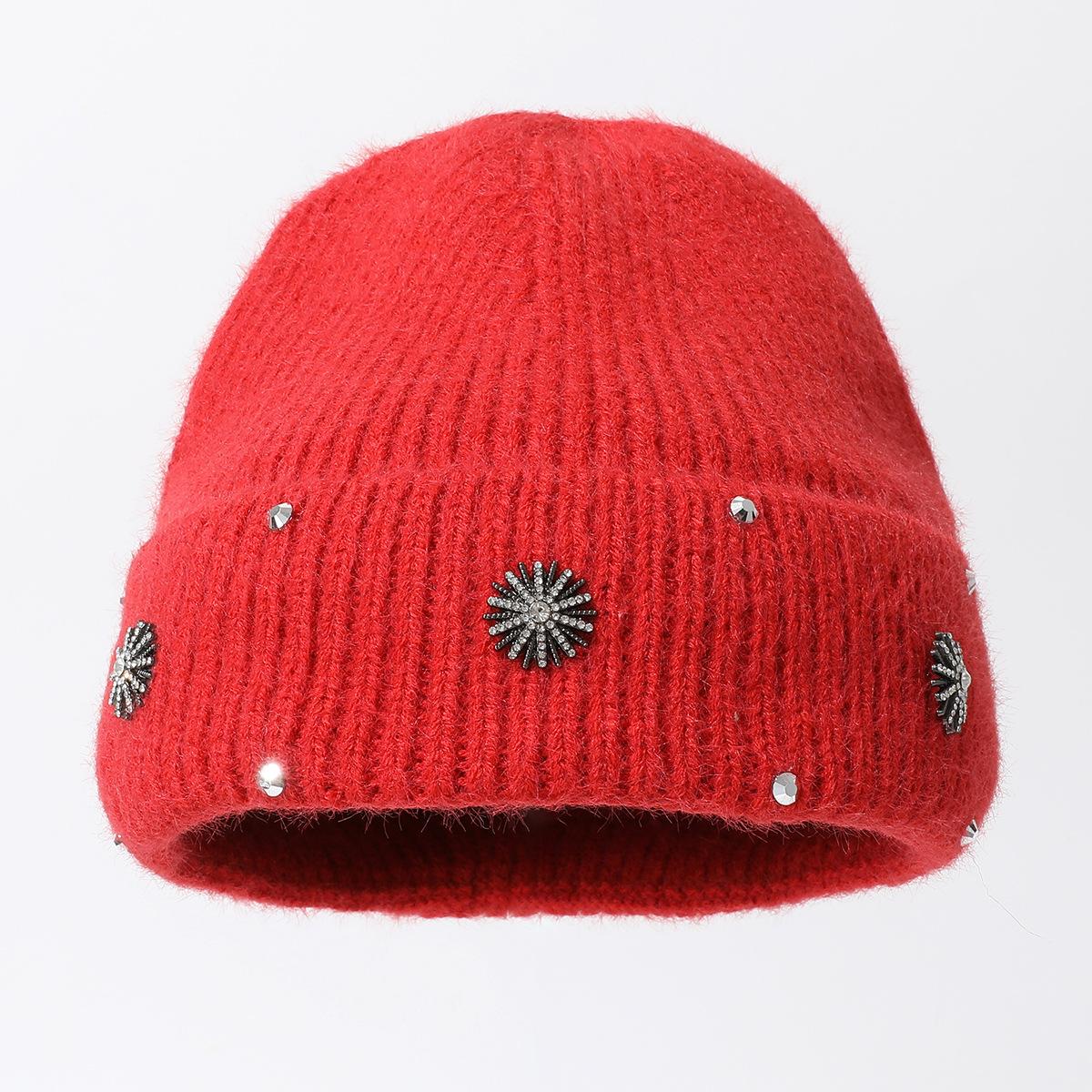 Thickened Cold-Proof And Warm Ear Protection Cold Hat Winter Wool Hat Trend Versatile Knitted Hat One size [knitted]