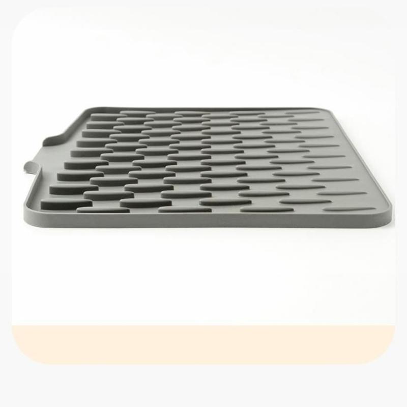 Nonslip Silicone Pot Holder Heat Proof Trivet Sloped Surfaces For Efficient Liquid Drainage And Storage