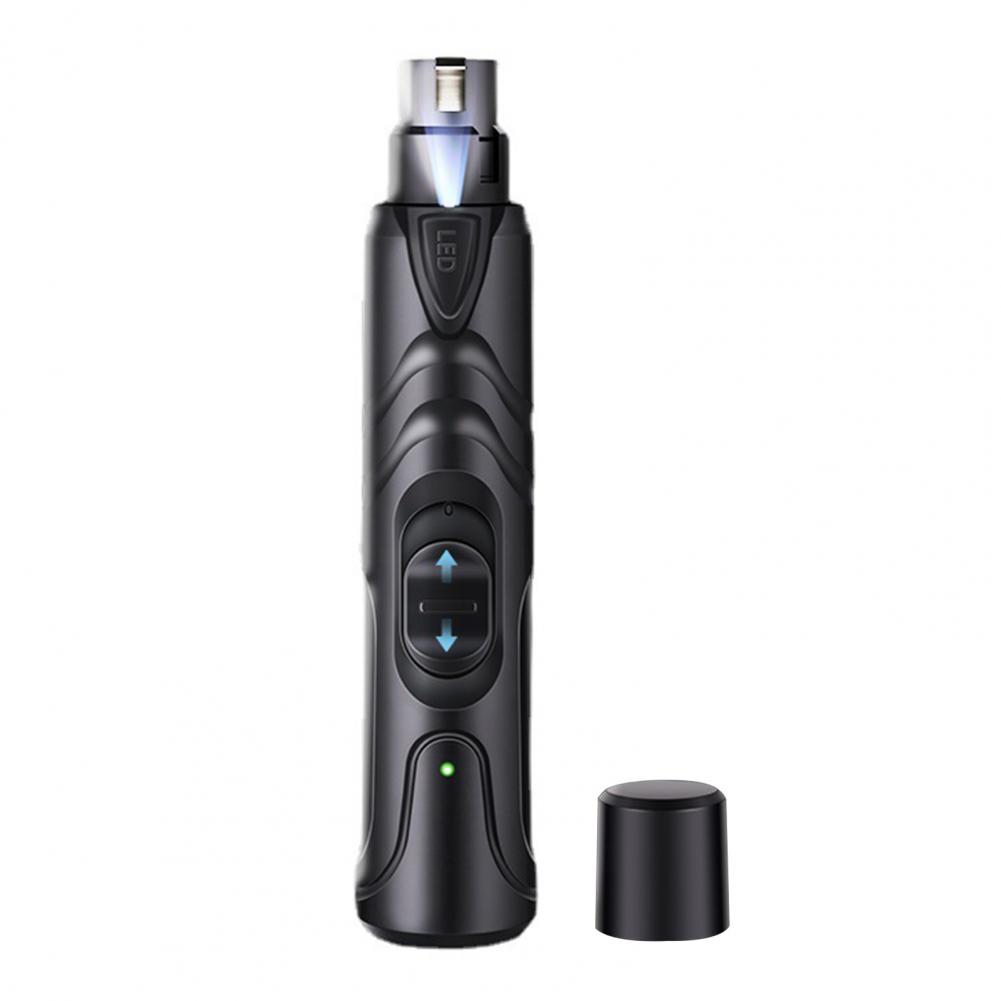

Electric Pet Nail Grinder Dog Nail Clippers Quiet Powerful Adjustable Speeds Electric Nail Trimmer With LED Lights Dog Supplies