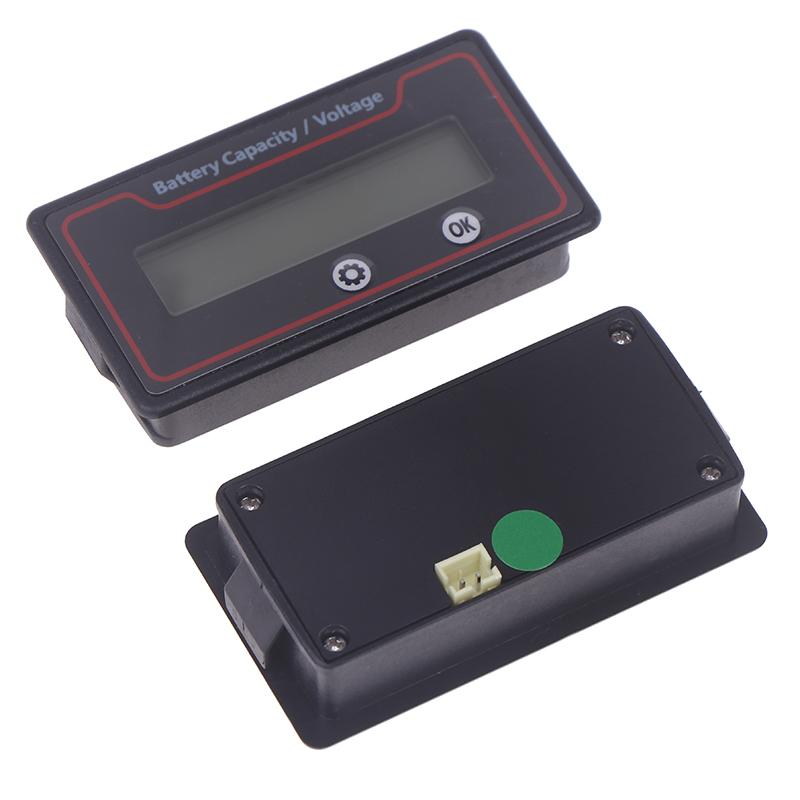 Car Battery Charge Level Indicator 12V 24V 36V 48V 60V 72V Lithium Battery Capacity Meter Tester Display Led Tester Voltmeter