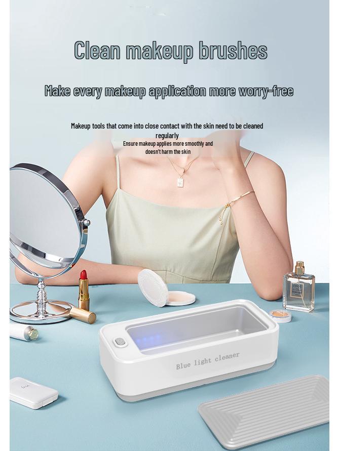 Ultrasonic Cleaner for Blue Light Glasses, Retainers, Razors, and Contact Lenses