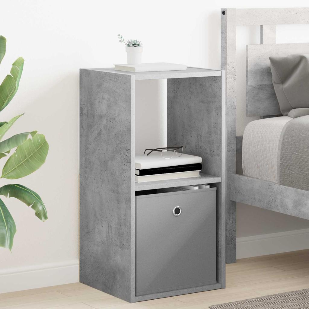 Nightstand 2 pcs Concrete Grey 35 x 32 x 68.5 cm Particleboard