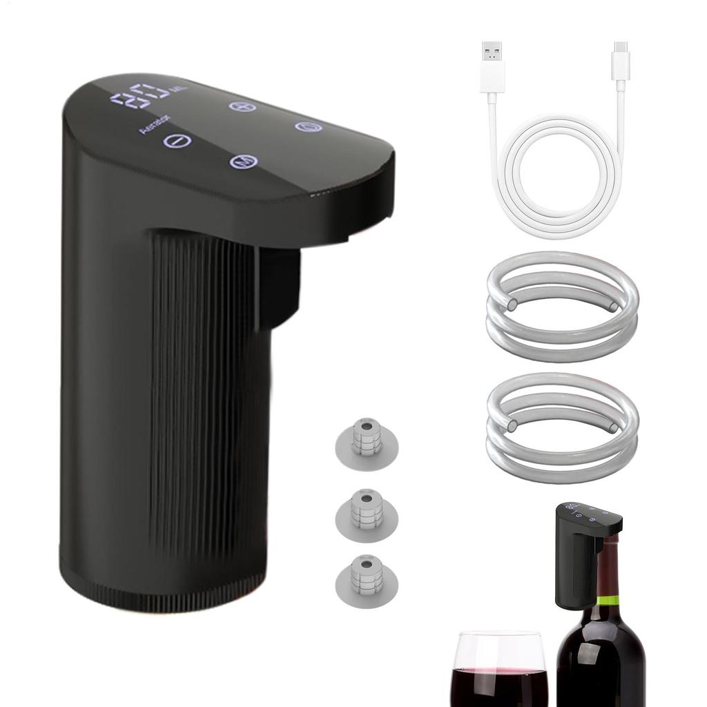 Elektrický dávkovač vína USB nabíjateľný elektrický dekantér vína Stabilné nalievanie Nastaviteľné množstvo Likérová vínová pumpa Príslušenstvo