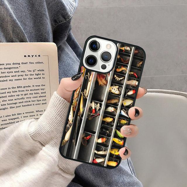 Hunting Fishing art fish box Phone Case Cover for iPhone 17 Air 16 16e 15 13 14 11 12 Pro Max Max Plus  coque fundas Shell