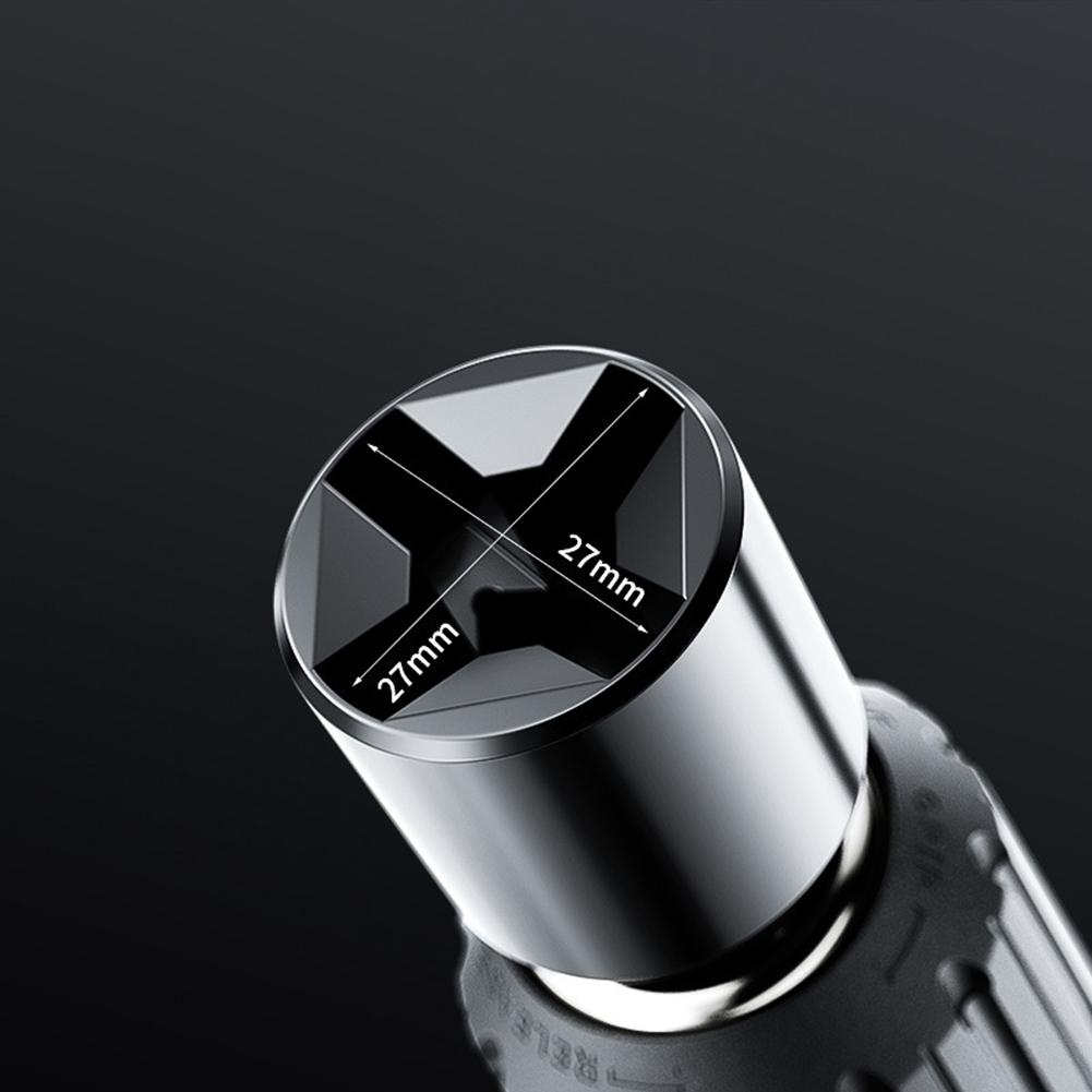 Drill Adapter Trailer Drill Adapter Leveling Scissor Work Versatile Trailer Drill Adapter Jack Special Socket Hexagonal Handle