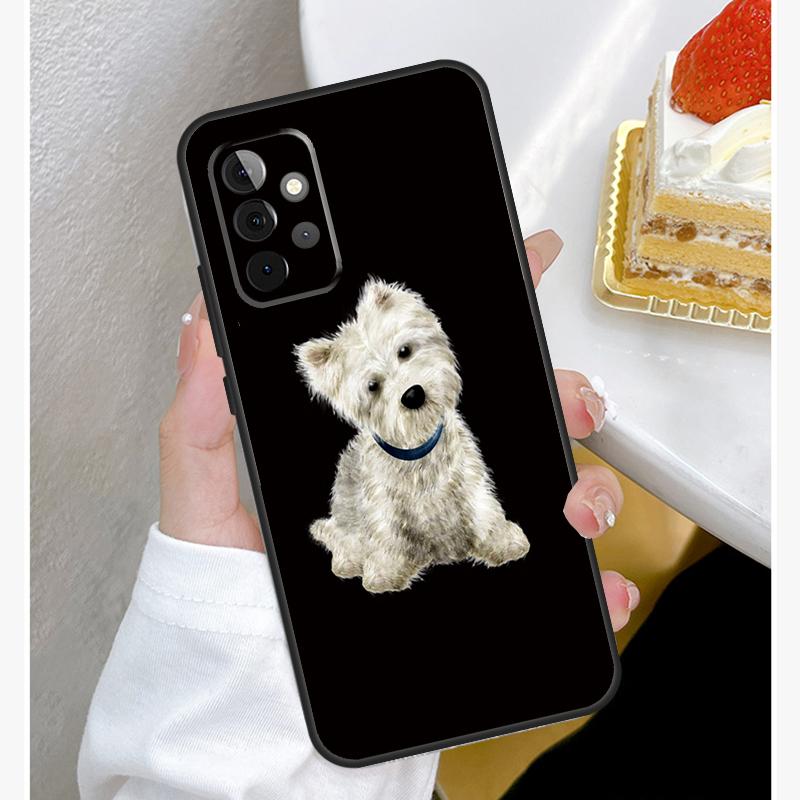 

Чехол для собаки породы мальтийский вест-хайленд-терьер для Samsung Galaxy A54 A34 A14 A15 A35 A55 A52 A32 A12 A51 A71 A33 A23 A13 A53 Coque Samsung A21S