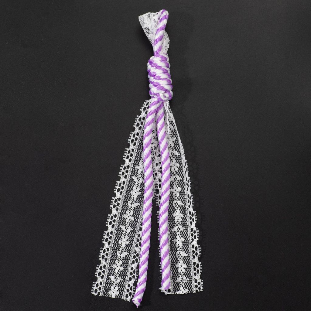 Creative Lace Ribbon Multicolor Keychain Charm Accessory