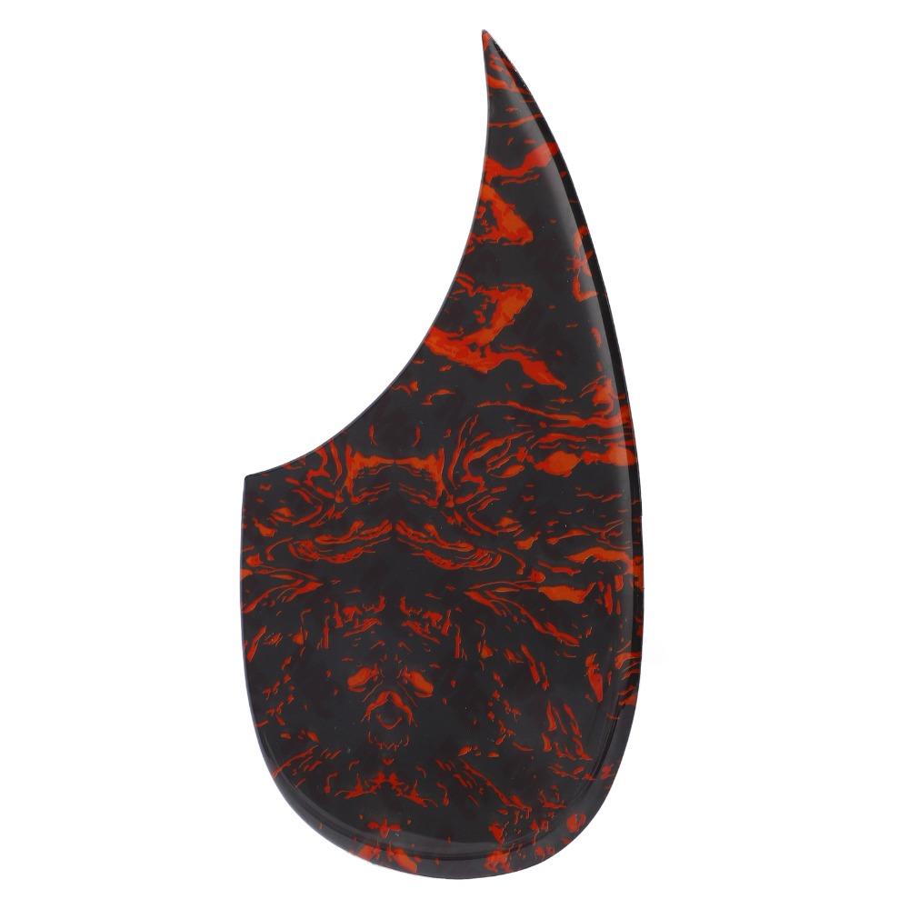 40/41in Size Guitar Guard Plate Red Flame Acoustic Guitar Pickguard For Acoustic Guitars