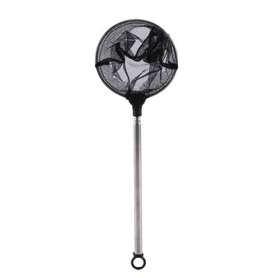 Fish Tank Aquarium Accessories Net Mini Adjustable Telescopic Fishes Shrimps Landing Net Round