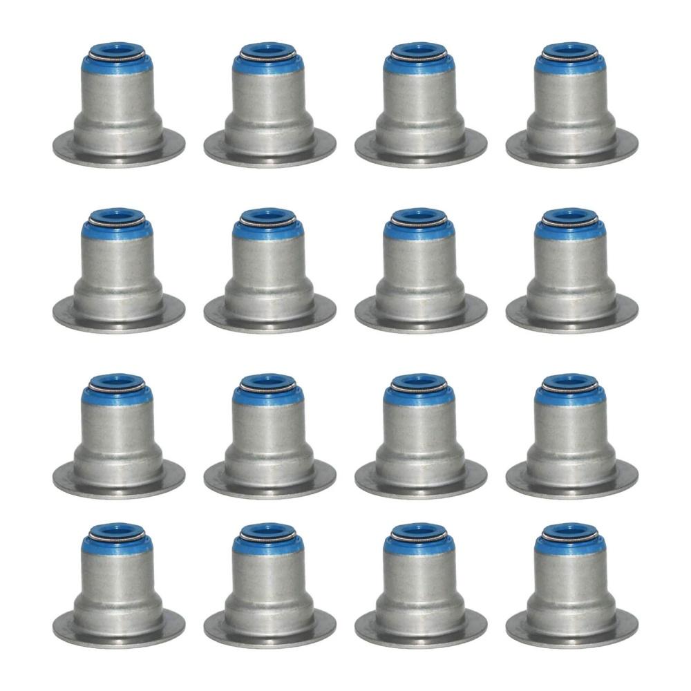 

16 Pcs Valve Stem Seals For Chevrolet Gen Iii Iv 4.8 5.3 5.7 6.0 6.2 Ls1 Ls2 Lq9