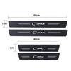New Carbon Fiber Car Door Sill Sticker Threshold Side Anti Scratch Sticker For Ford C-MAX Logo Waterproof Decal Car Accessories
