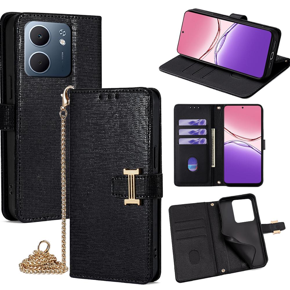 For Oppo A5x 5G Case Wallet Sequins Leather Crossbody Phone Cover