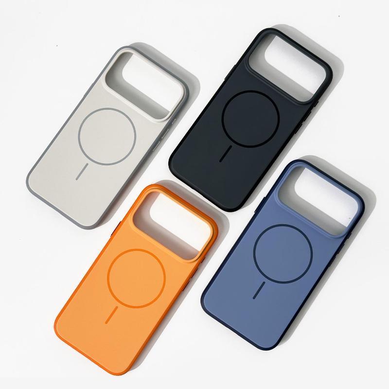 For Honor 600 Pro Case Magnetic For MagSafe Matte PC Skin Feel Color Blocking Cover For Honor 600 Shell Dustproof Bumper