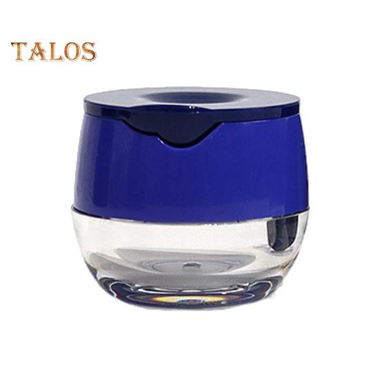 

Контейнеры для бальзама для губ, прозрачные мини-баночки, откидная крышка, футляр для косметики, легкий портативный дорожный маленький бальзам для губ синий