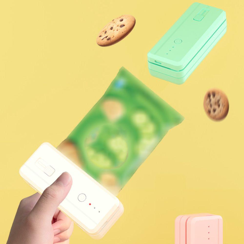 Magnetic Food Packaging Bag Sealer Mini Freshness Sealing Machine Snack Bag Sealing Machine Cookie