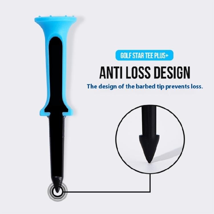 Flexible Plastic Golf Practice Equipment  Plastic Golf Tees Step Down Golf Accecory for Improved Game Experiences