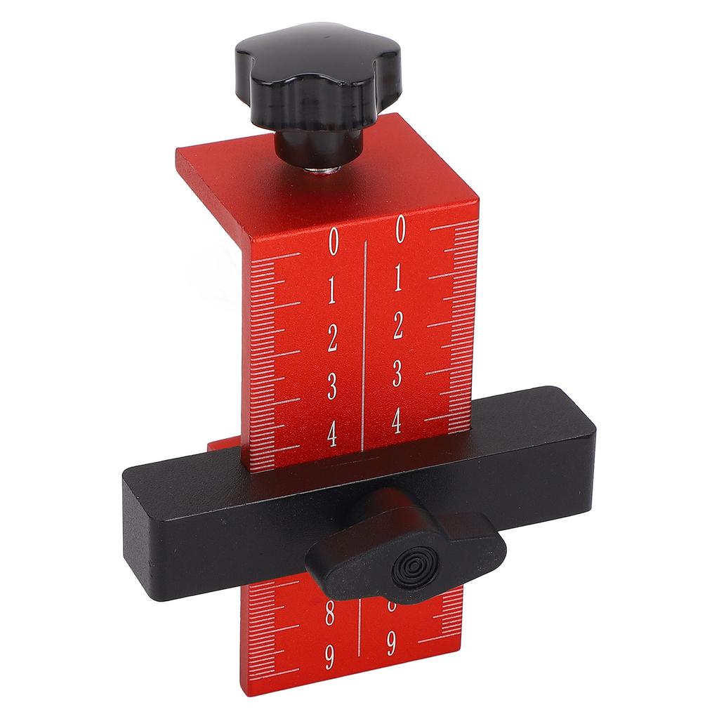 Poziționator pentru Instalarea Ușii Dulapului Aliaj de Aluminiu Înălțime Reglabilă Jig pentru Montarea Ușii Dulapului