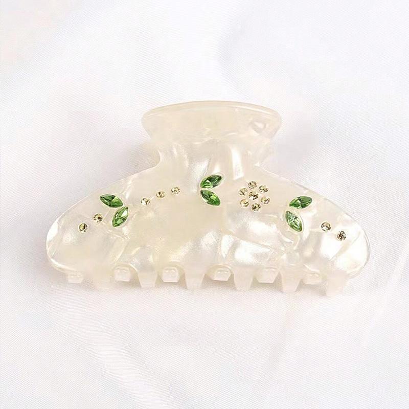 1 szt. Modny, błyszczący kolor, wodny diament, klamra do włosów, akrylowe akcesoria do włosów, minimalistycznie pleciona spinka do włosów dla dziewcząt