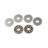 2Set Axk0619 Thrust Needle Roller Bearing With Two Washers 6Mm X 19Mm X 2Mm