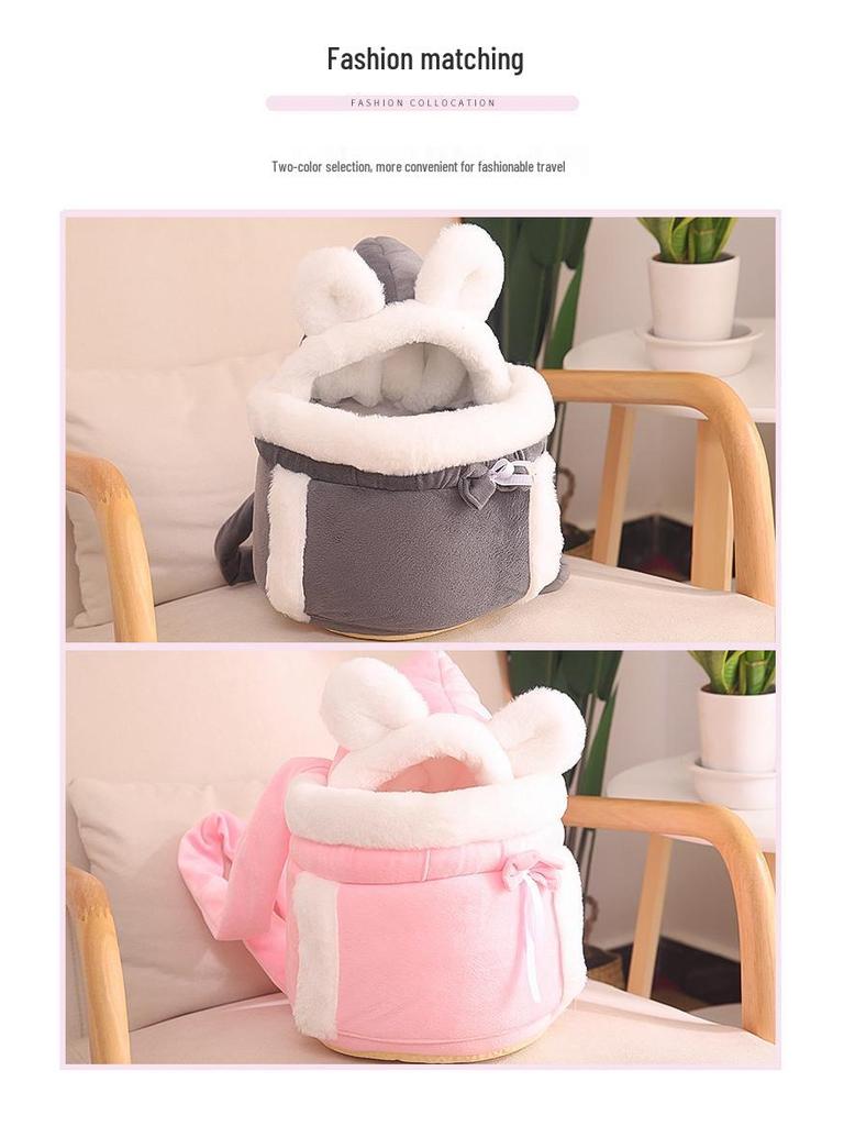 In Stock Portable Cat Carrier with Integrated Bed & Hand Warmer