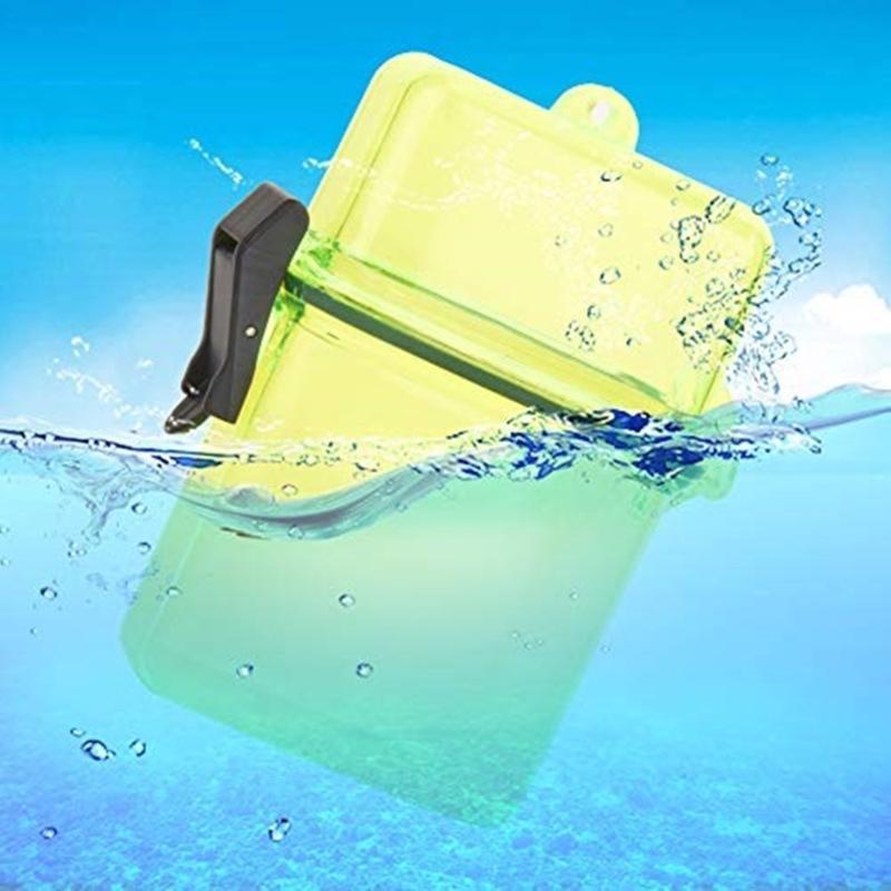 Portable Floating Watertight Case Waterproofs Diving Seal Box with Rope Hook Diving Sealing Dry Storage Box Easy To Use