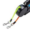 Portable Rotating Pet Leash for 2 Dogs, Double End Leash, Light Retractable Roulette, Walking Supplies, New