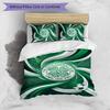 Set Biancheria da Letto Celtic FC Stampato 3 Pezzi Copripiumino Traspirante con Federe Biancheria da Letto Decorativa per Camera da Letto Casa