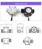 Hall Water Flow Sensor S201: 4-Point Pulse Signal Water Heater Electromagnetic Flowmeter