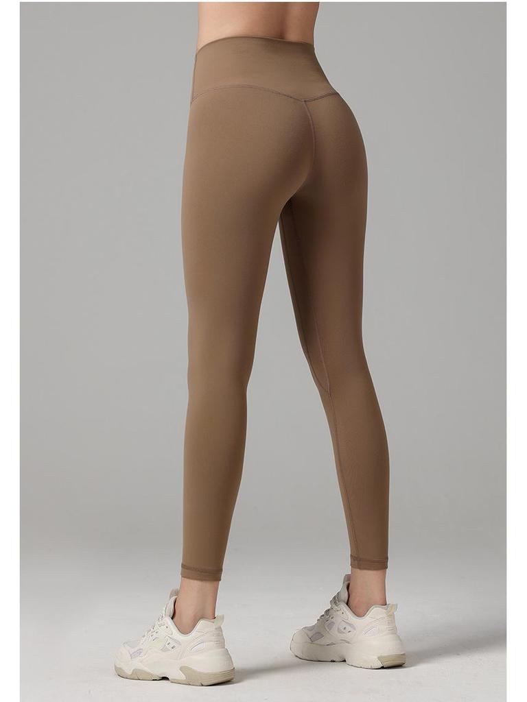 Women's Fleece-Lined High-Waist Yoga Pants - Warm, Soft, Hip-Lifting Fitness Leggings for Autumn/Winter.