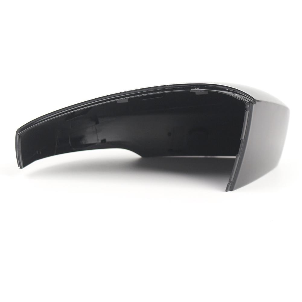 Passend für Polo MK5 Glänzend Schwarzes Spiegelgehäuse Linke Seite Spiegelabdeckung