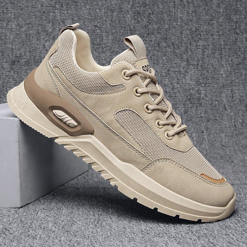 Fashion Man Fashion Sneakers Mesh Breathable 2025 Autumn Running Shoes Comfortable Outdoor Sports Men Casual Shoes Tenis Masculino