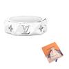 Louis Vuitton Monogram Metal Rings Men's Silver M00334