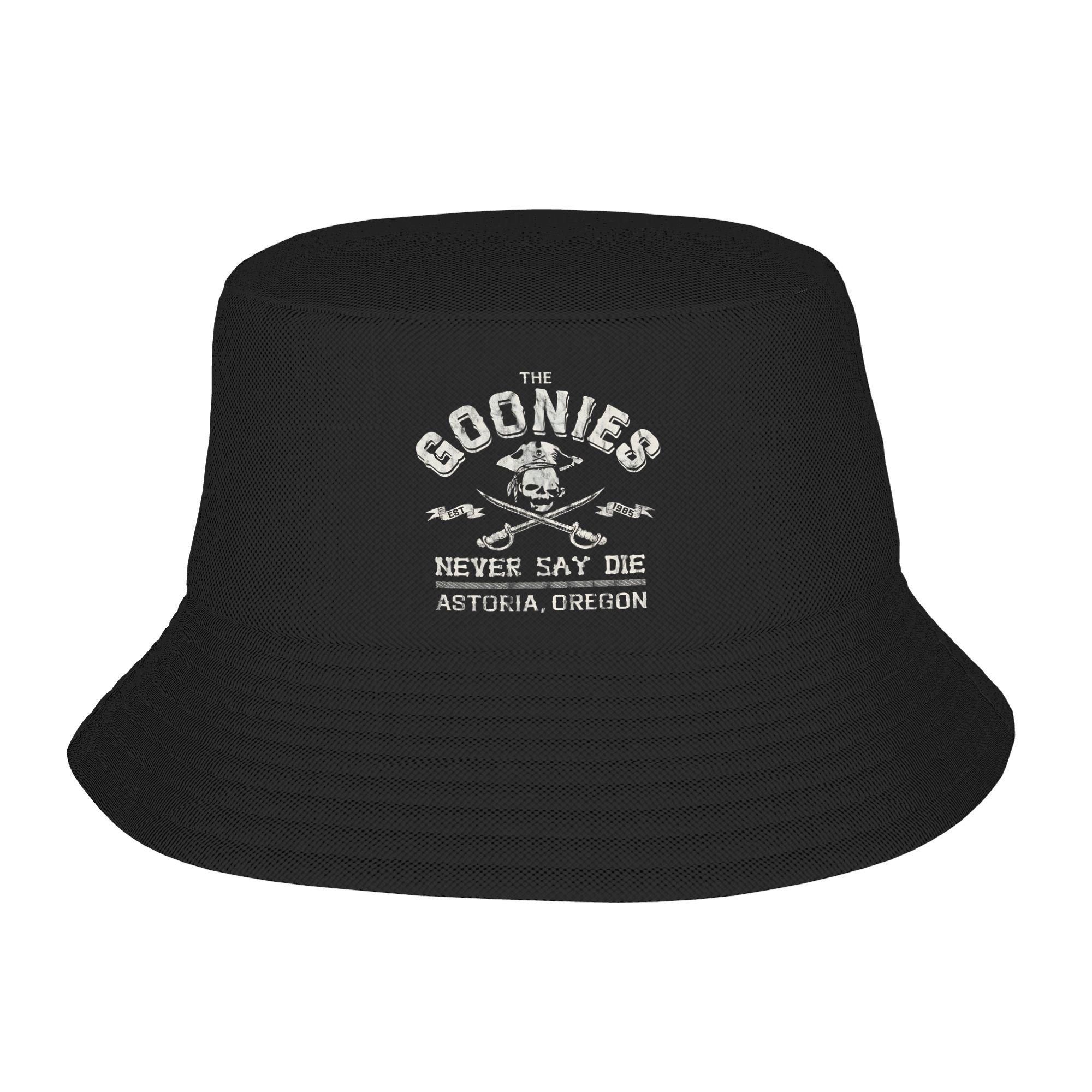 Yiran Dayang Hat Women's The Goonies Vintage Circa 1985 Bucket Hat Streetwear Fisherman Caps For Men Beach Travel Sun Hats Foldable Graphic Cap Cm