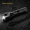High Power Led Flashlight Zoomable Aluminum Camping Torch Waterproof Uses Batteries Outdoor Activities