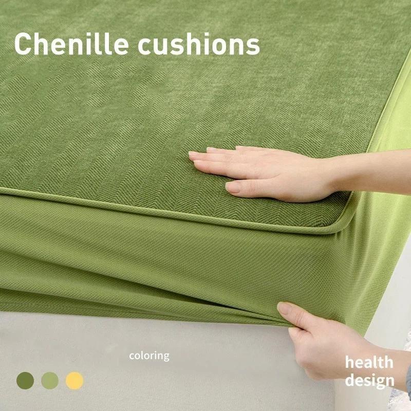 Elastic Chenille Sofa Seat Cover Anti-slip Stretch Pet Scratch Resistant Sofa Cushion Protector Cover