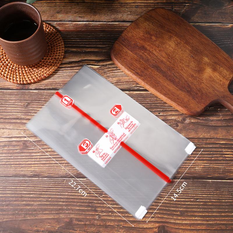 Bolsa de Embalaje Triangular para Bolas de Arroz de 200 Piezas con Pegatinas Molde Alga Marina Nori Onigiri Sushi Bolsas de Regalo de Plástico Accesorios Bento