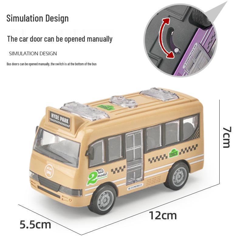 TikTok Influencer Children's Educational Boy Cars: Inertial Engineering Vehicle and Street Stall Toys