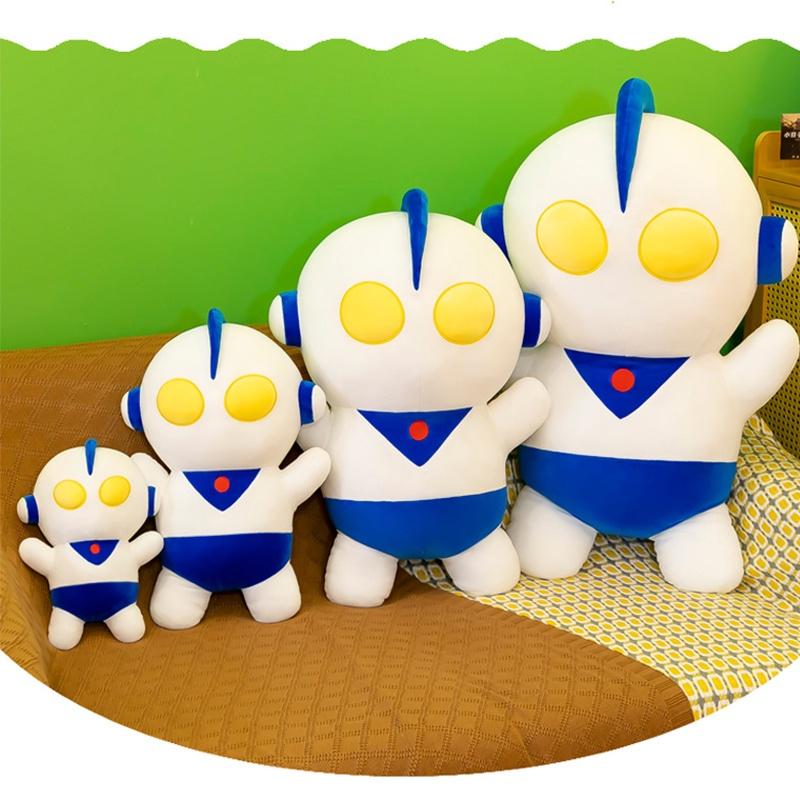 Q-version Ultraman Pillow Plush Toy In Four Sizes Soft Short Plush For Office And Home