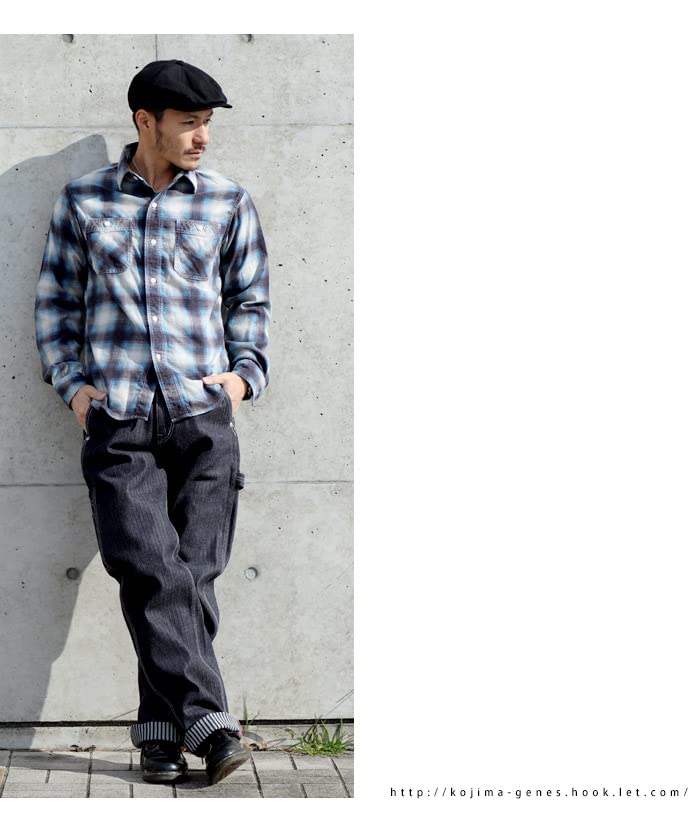 Kojima Jeans Die Weave Painter Size 34 Pants, Men's Workwear, Indigo,