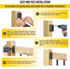 Deck Railing Connector, Suitable for Deck Railings Installation of Armrest Barn and Beam End Connection
