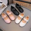 2026 Spring/Autumn Girls' Princess Leather Shoes with Soft, Non-Slip Sole