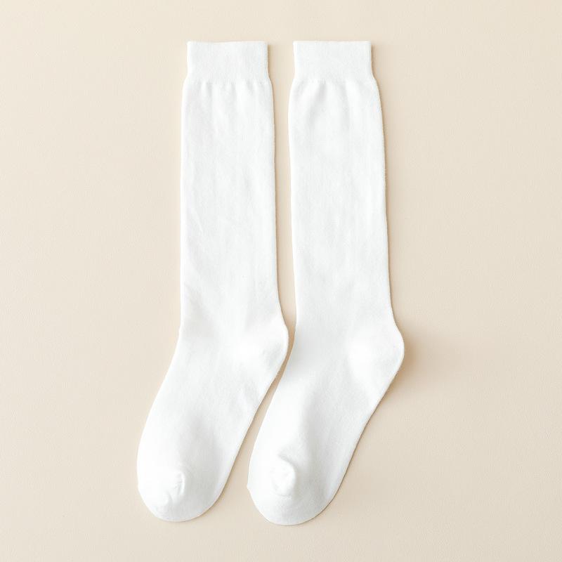 Mädchen Baumwolle Lange Socken Damen Strümpfe Frühling Herbst Oberschenkelhohe Strümpfe Damenstrümpfe Mode Schuluniform Socken