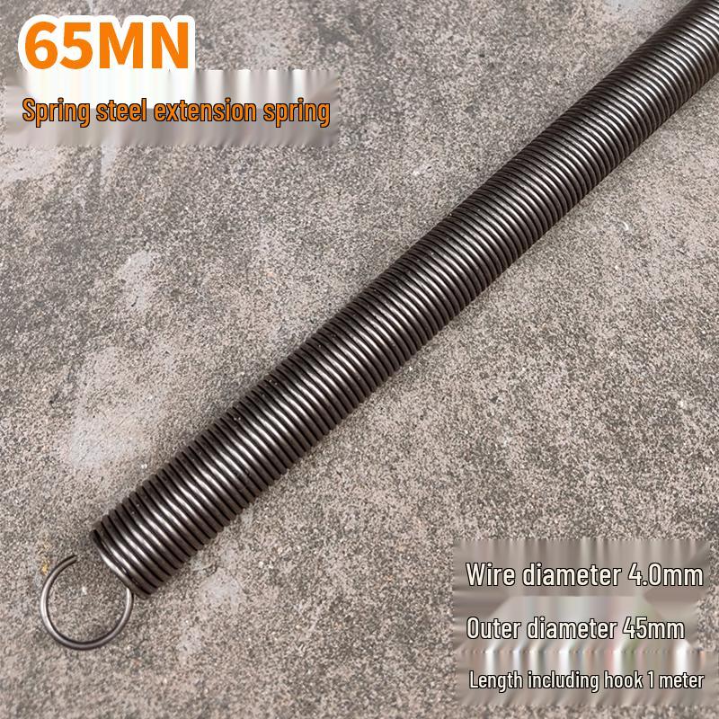 Durable Spring Steel Extension Spring with Hook, Length: Various, Tensile Strength: High, Wire Diameter: 0.5~4mm, Outer Diameter: 4~45mm