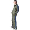 Puma 2022 Autumn T7 Series T7 Woven Pants Retro Sports Color Block Button Design Straight Casual Pants Unisex pants Army-Green 628204-76