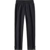 Anta Loose Straight High-Waisted Fleece Casual Pants Women bottoms Basic-Black 162447325N-5