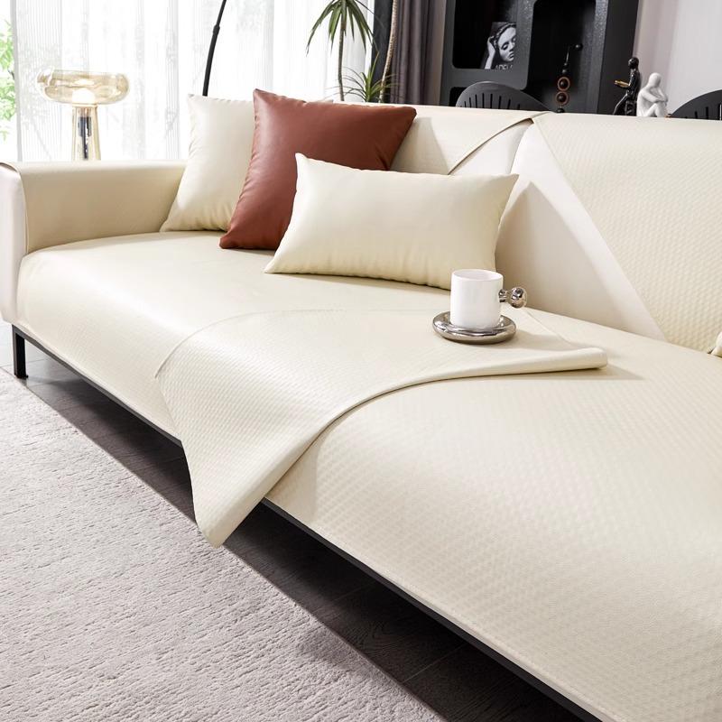 One-Piece Leather Cat Scratch Resistant Sofa Cover Waterproof Dirt-Resistant Wear-Resistant High-End Feel All-Season Sofa Cover