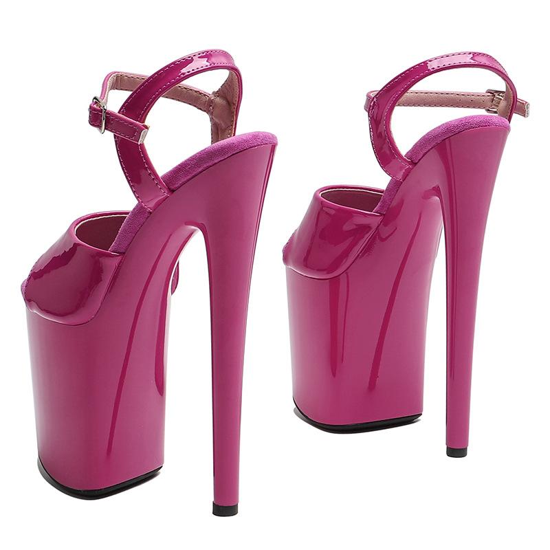 Sexy Women Pole Dance Shoes Pumps Party Club Platform High-heeled Shoes Summer Peep Toe Sandals