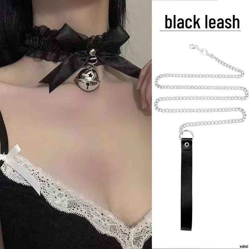 Unisex Leather Punk Chain Choker Necklace: Edgy, High-End Design