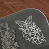 Precisions Engraved Nail Design Plate Offering Multifunctional Lace Checkerboard Patterns for Creative Nail Artists
