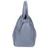 CELINE Excellent condition small Cabas drawstring Cuir Triomphe smooth calfskin 2-way shoulder bag Handbag Blue grayUsed
